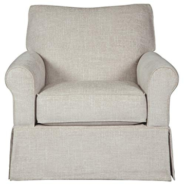Comfortable Searcy Upholstered Swivel Glider Chair Gray