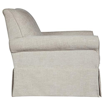 Comfortable Searcy Upholstered Swivel Glider Chair Gray