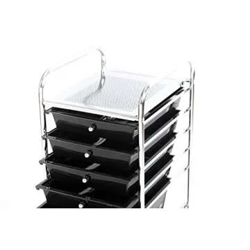 Finnhomy 6 Drawer Rolling Cart for Home and Office Storage