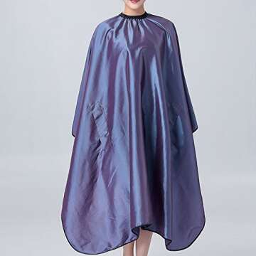 OLizee Waterproof Hairdressing Cape for Stylish Cuts