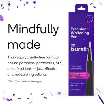 Burst Whitening Pen for Teeth—Easy, Effective, and Gentle!
