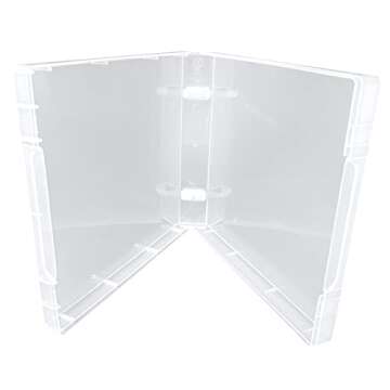 CheckOutStore 5 Clear Storage Square Cases 25mm for Rubber Stamps