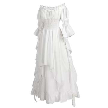 LTAKK Renaissance Dress for Women Medieval Costume