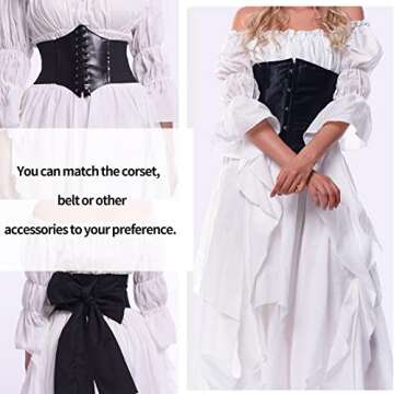 LTAKK Renaissance Dress for Women Medieval Costume
