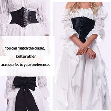 LTAKK Renaissance Dress for Women Medieval Costume