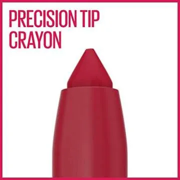 Maybelline New York Maybelline Super Stay Ink Crayon Matte Longwear Lipstick Makeup, Check Yourself, 0.04 Ounce ., 125 Check Yourself, 0.04 ounces (Pack of 2)