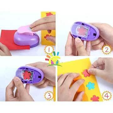 CADY Crafts Punch 1-Inch Paper Punches Puncher (Five-Pointed Star)