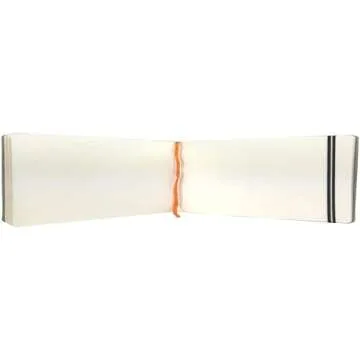 Handbook Journal Co. Artist Watercolor Sketchbook 3.5 x 8.25 Inches (2-Pack) 95lb / 200 GSM, Pocket Panorama, Hardcover w/Pocket