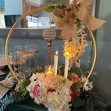 LULUBRO 3D Led Flameless Flickering Battery Operated Powered Taper Candles with Remote,Electric Timer Fake Candle Like Real Wax,Realistic Candlesticks for Valentine's Day Table/Windows/Wedding Decor