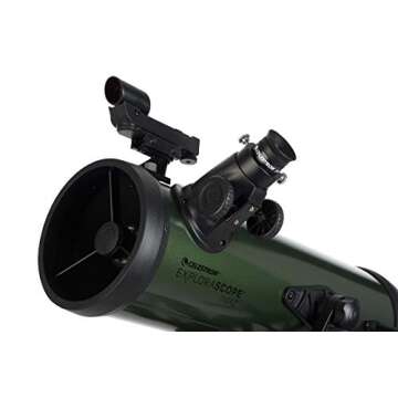 Celestron ExploraScope 114AZ Refractor Telescope for Easy Viewing