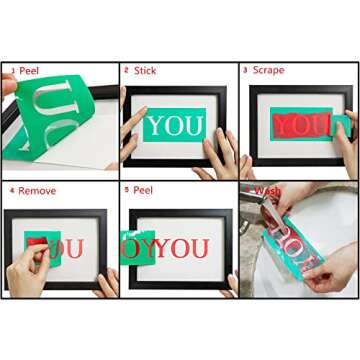 JAJADO Christmas Self-Adhesive Mesh Stencil Reusable Silk Screen Stencil Screen Printing Mesh Transfer Stencils, Holiday Mesh Transfers for Painting on Wood, Chalkboard, T-Shirts, Ceramic, Home Decor