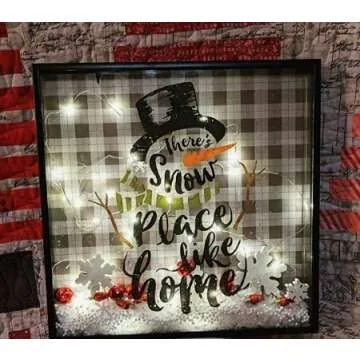JAJADO Christmas Self-Adhesive Mesh Stencil Reusable Silk Screen Stencil Screen Printing Mesh Transfer Stencils, Holiday Mesh Transfers for Painting on Wood, Chalkboard, T-Shirts, Ceramic, Home Decor