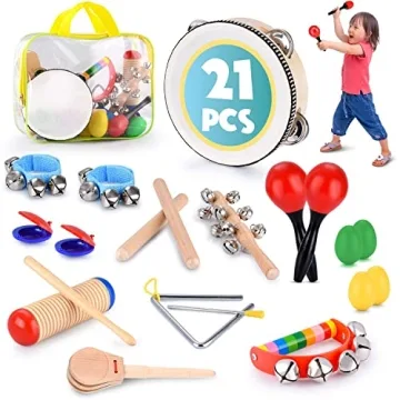 Musical Instrument Set for Toddlers 21 Pcs Educational Fun