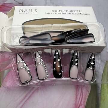 Brown Luxury Press On Nails for Effortless Elegance