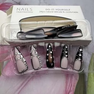 Brown Luxury Press On Nails for Effortless Elegance