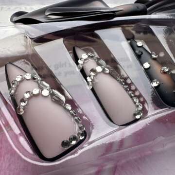 Brown Luxury Press On Nails for Effortless Elegance