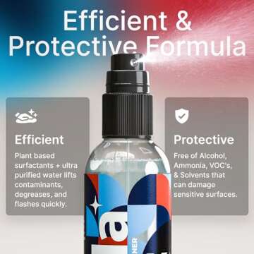 Koala Eyeglass Lens Cleaner Spray Kit | (1x) Glasses Cleaner Bottle + (1x) Microfiber Cloth | Alcohol Free Eyeglasses, Screen, and Camera Cleaning Kit | Made in USA (2 Piece Set)