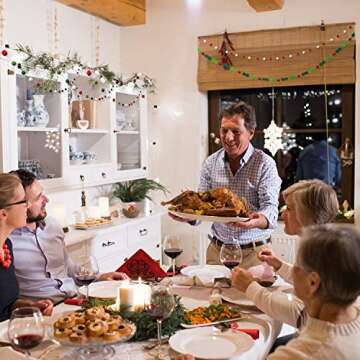 Felt Ball and Pom Pom Garland Banner for Holiday Decor