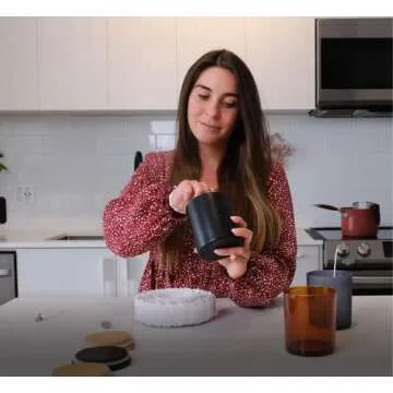 LuxyM Clear Candle Wick Stickers - 1000 PCS, Heat Resistant