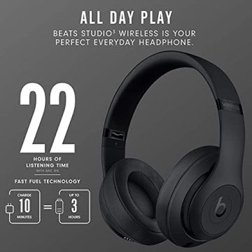 Beats Studio3 Wireless Headphones - Renewed