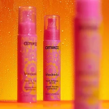Amika Blockade Heat Defense Serum 1.69 Fl Oz for Silky Hair