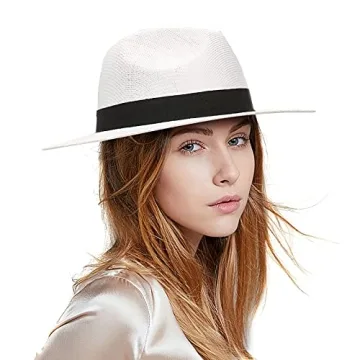 Stylish GEMVIE Straw Sun Hat for Sun Protection