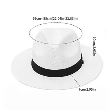 Stylish GEMVIE Straw Sun Hat for Sun Protection