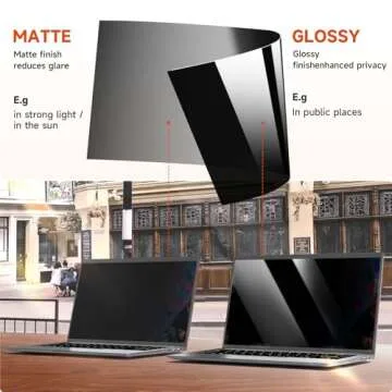 Mamol 13.3" Laptop Privacy Screen - Secure Your Data