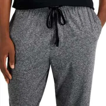 Hanes Men's X-Temp Jersey Pant - Soft & Comfortable Heather Grey Lounge Pants