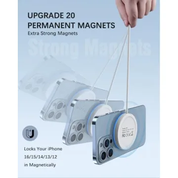 15W Magnetic Wireless Charger for iPhone & AirPods