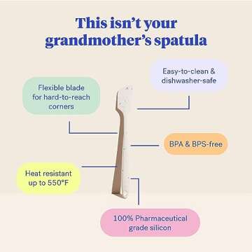 GIR Get It Right Silicone Spatula - Non-Stick & Heat Resistant Kitchen Tool for Baking and Scraping