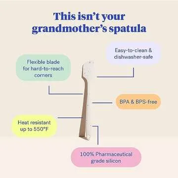 GIR Get It Right Silicone Spatula - Non-Stick & Heat Resistant Kitchen Tool for Baking and Scraping