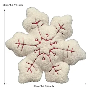 Soft Winter Snowflake Pillows for Cozy Christmas Decor