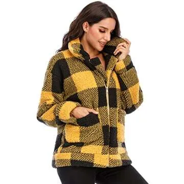 Chic Comeon Women's Faux Fur Jacket for Winter Comfort