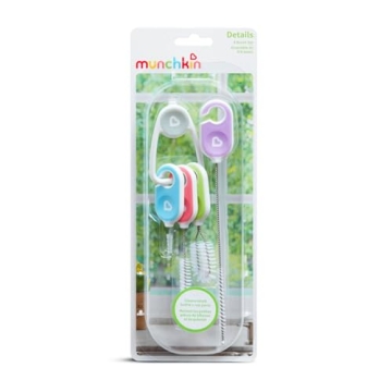 Munchkin® Details™ 4 Piece Bottle Cleaning Brush Set