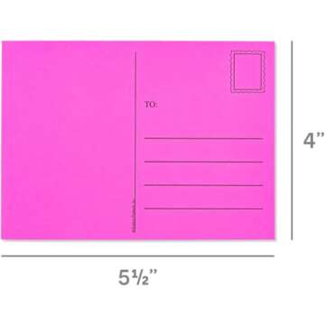 Hygloss 25-Pack Blank Postcards – Perfect for Personalizing Mail!