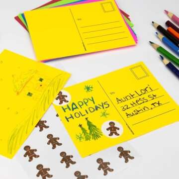 Hygloss Blank Postcards - Personalized 25-Pack for All Occasions