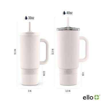 Ello Port 30oz Vacuum Insulated Tumbler for Travel
