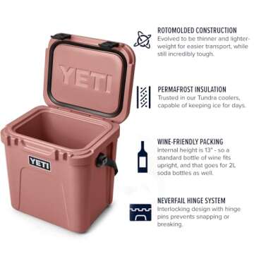 YETI Roadie 24 Cooler in Sandstone Pink for All Occasions