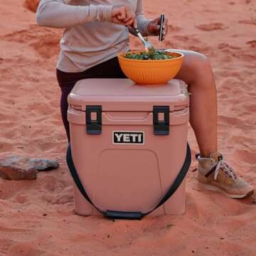 YETI Roadie 24 Cooler in Sandstone Pink for All Occasions