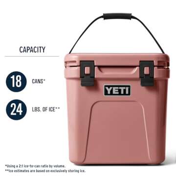 YETI Roadie 24 Cooler in Sandstone Pink for All Occasions