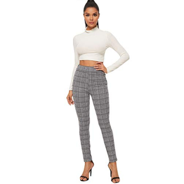 SweatyRocks High Waisted Work Pants for Women