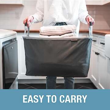 CleverMade Collapsible Laundry Basket Set - 2 Pack 60L