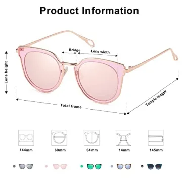 Stylish SOJOS Polarized Sunglasses for Women