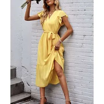 Bequemer Laden Women's Maxi Dress for Summer Elegance