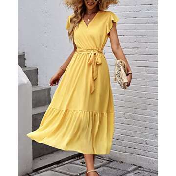 Bequemer Laden Women's Maxi Dress for Summer Elegance