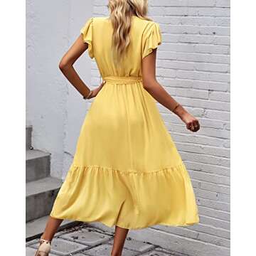 Bequemer Laden Women's Maxi Dress for Summer Elegance