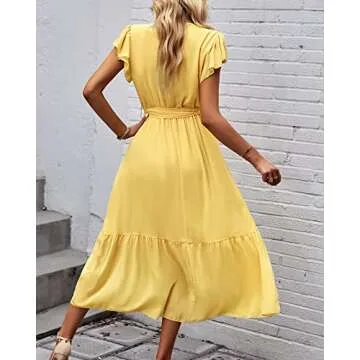 Bequemer Laden Women's Maxi Dress for Summer Elegance