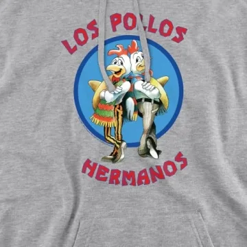 Popfunk Breaking Bad Los Pollos Pullover Hoodie Sweatshirt (Medium)