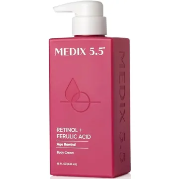 Medix 5.5 Retinol Body Lotion: Firming Moisturizer for Crepey Skin & Anti-Aging